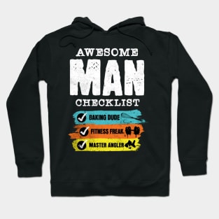 Awesome man checklist Hoodie